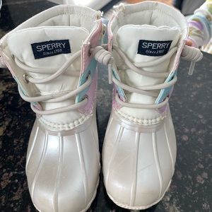 Sperry toddler rain / duck boat shoes!